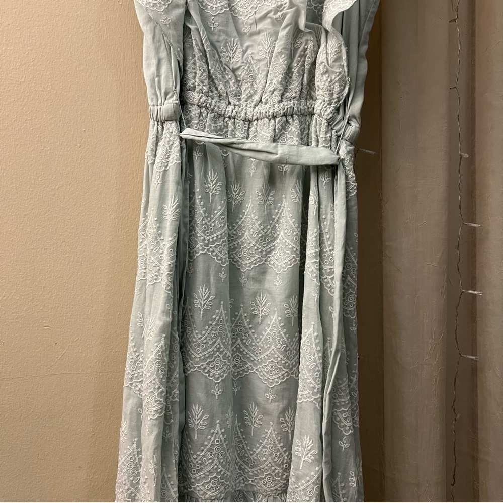 Anthropologie Love Sam Dress Sam Amia Embroidered Lace Maxi Dress - Picture 4 of 13